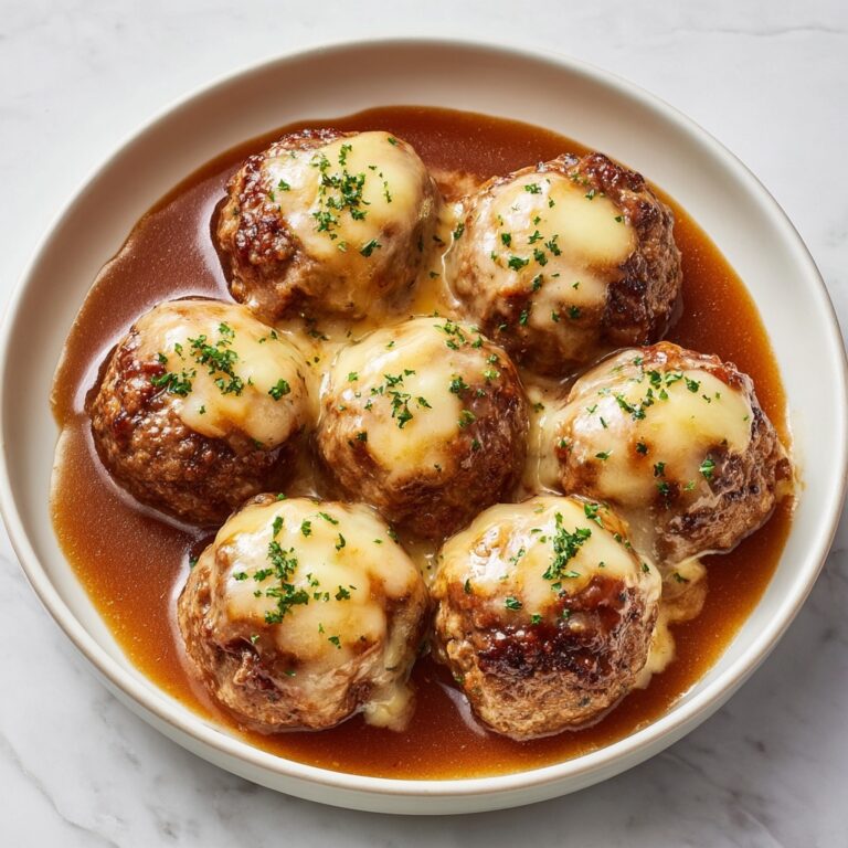 Crock Pot French Onion Meatballs Recipe
