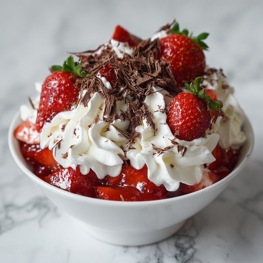 Creamy Strawberry Vanilla Delight Recipe - Recipe Image