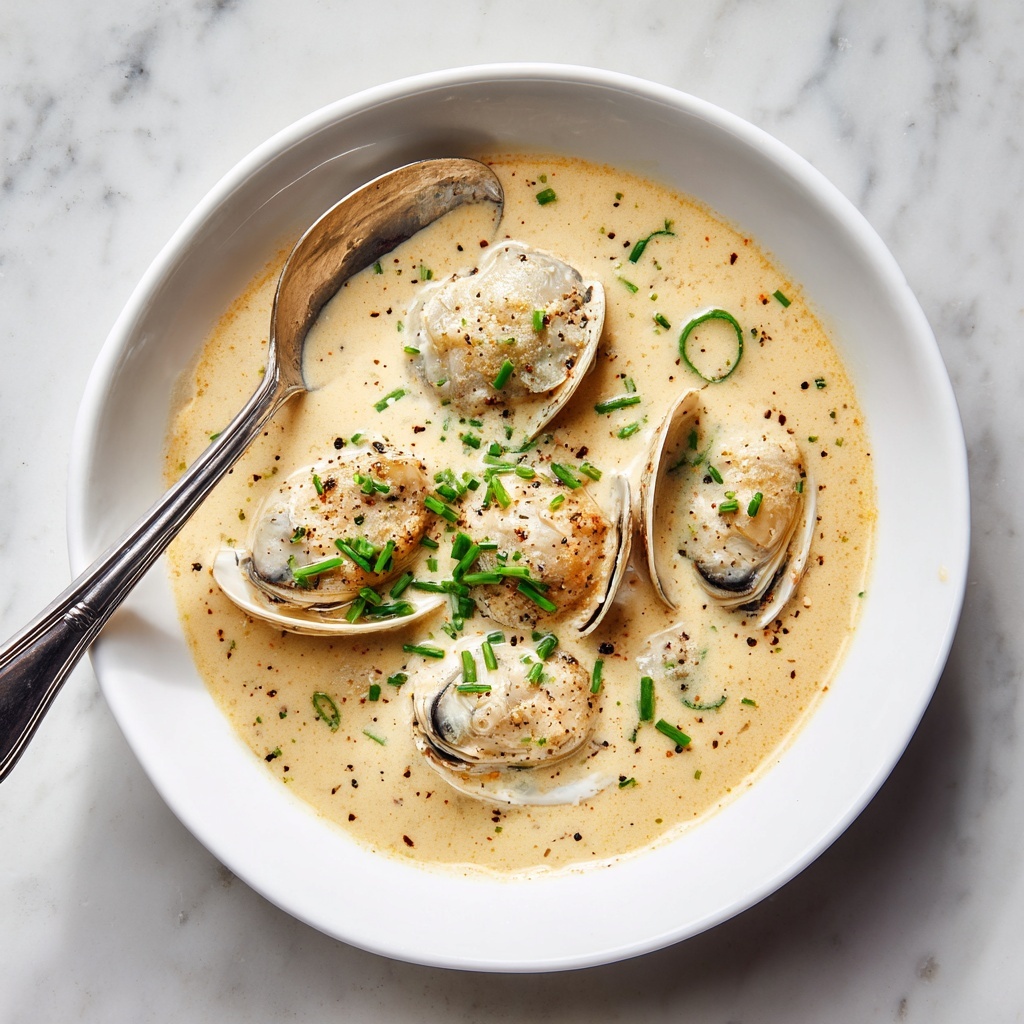 Oyster Stew with Fresh Oysters Recipe - Recipe Image