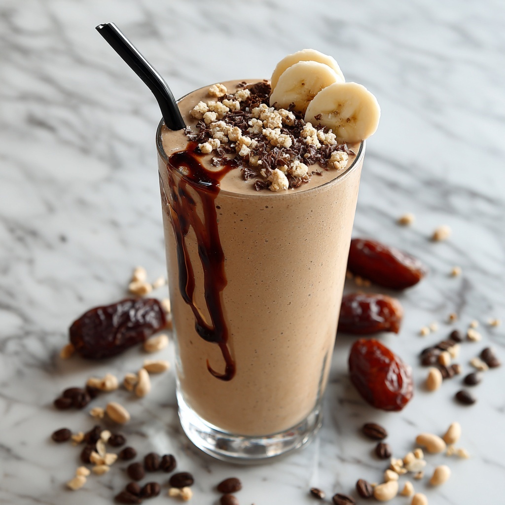 Tahini Chocolate Coffee Date Shake Recipe - Recipe Image