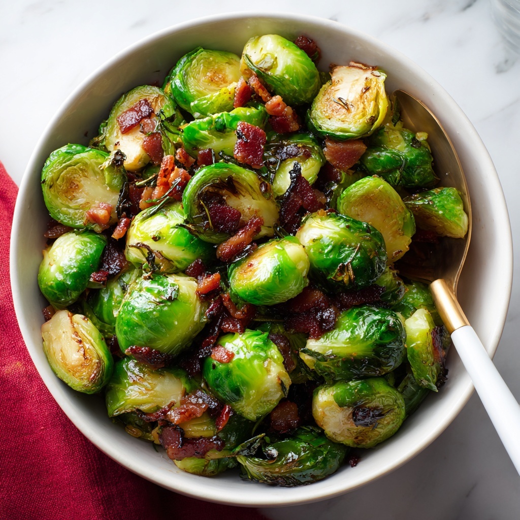 Caramelized Brussels Sprouts with Bacon Jam Recipe - Recipe Image