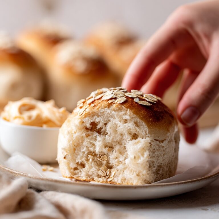 Oatmeal Molasses Dinner Rolls Recipe
