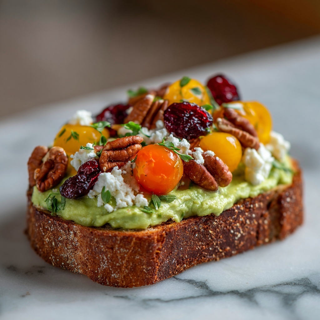 Avocado Toast with Feta Cheese Recipe - Recipe Image