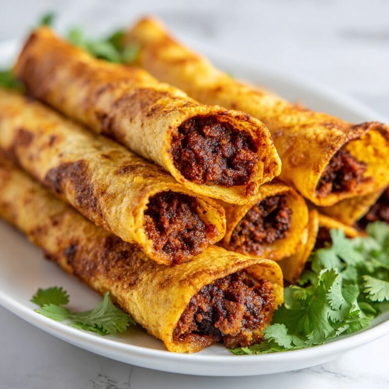 Spicy Beef Taquitos Recipe
