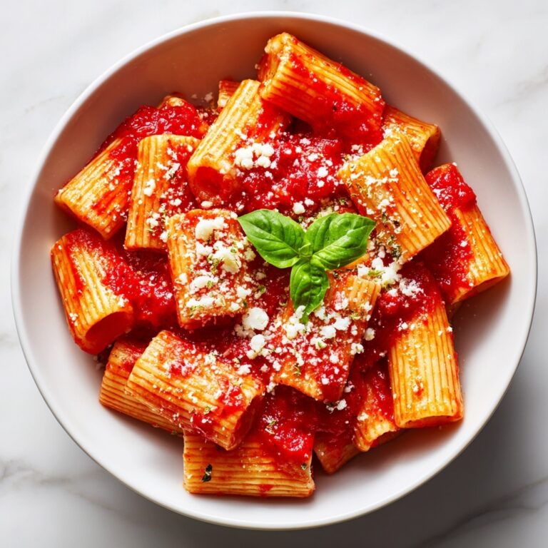 Pasta with Tomato Sauce and Vegetables Recipe