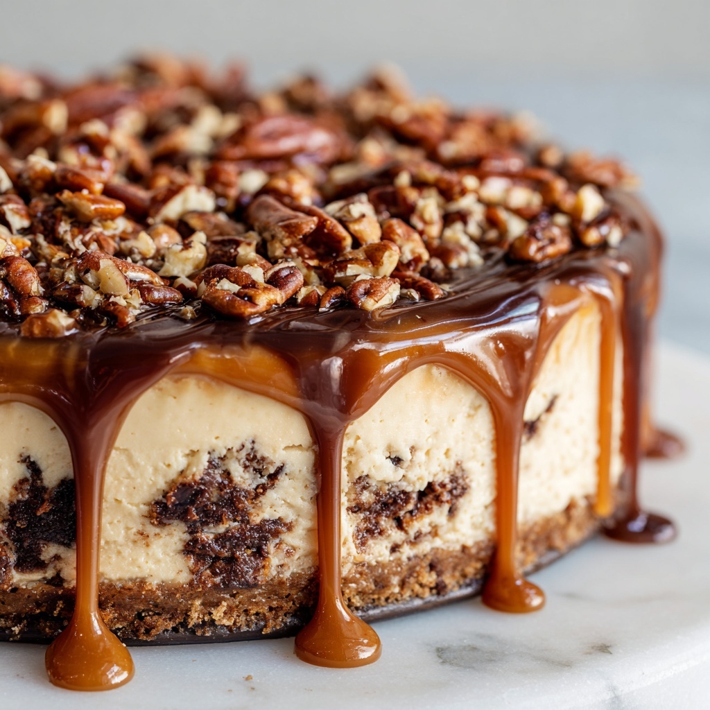 Caramel Turtle Poke Cake Recipe - Recipe Image
