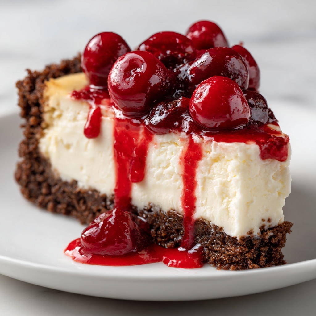 Classic Cherry Delight Cheesecake Recipe - Recipe Image