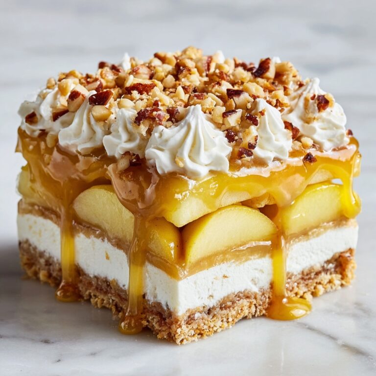 Caramel Apple Éclair Cake Recipe