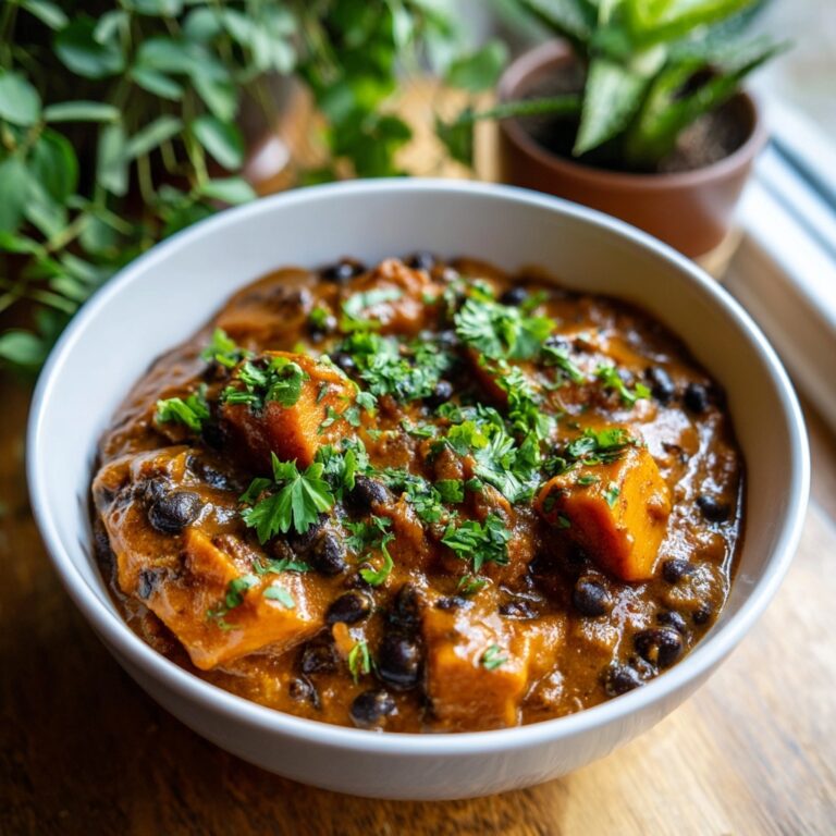 Spiced Sweet Potato and Black Bean Stew Recipe