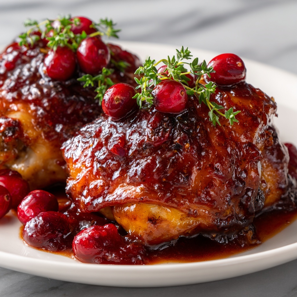 Sweet & Tangy Cranberry Orange Roasted Chicken Recipe - Recipe Image