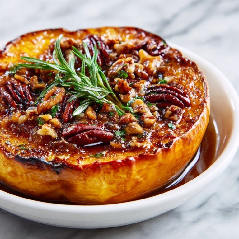 Maple Pecan Roasted Acorn Squash Recipe