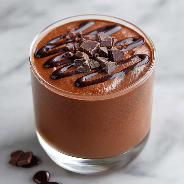 Chocolate Yogurt Pudding with Peanut Butter and Melted Chocolate Recipe
