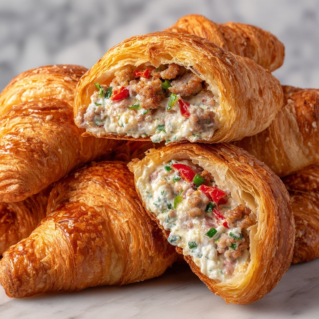 Sausage, Rotel & Cream Cheese Crescent Rolls Recipe - Recipe Image