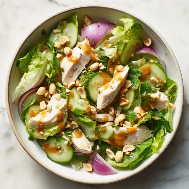 Asian Peanut Chicken Salad Recipe