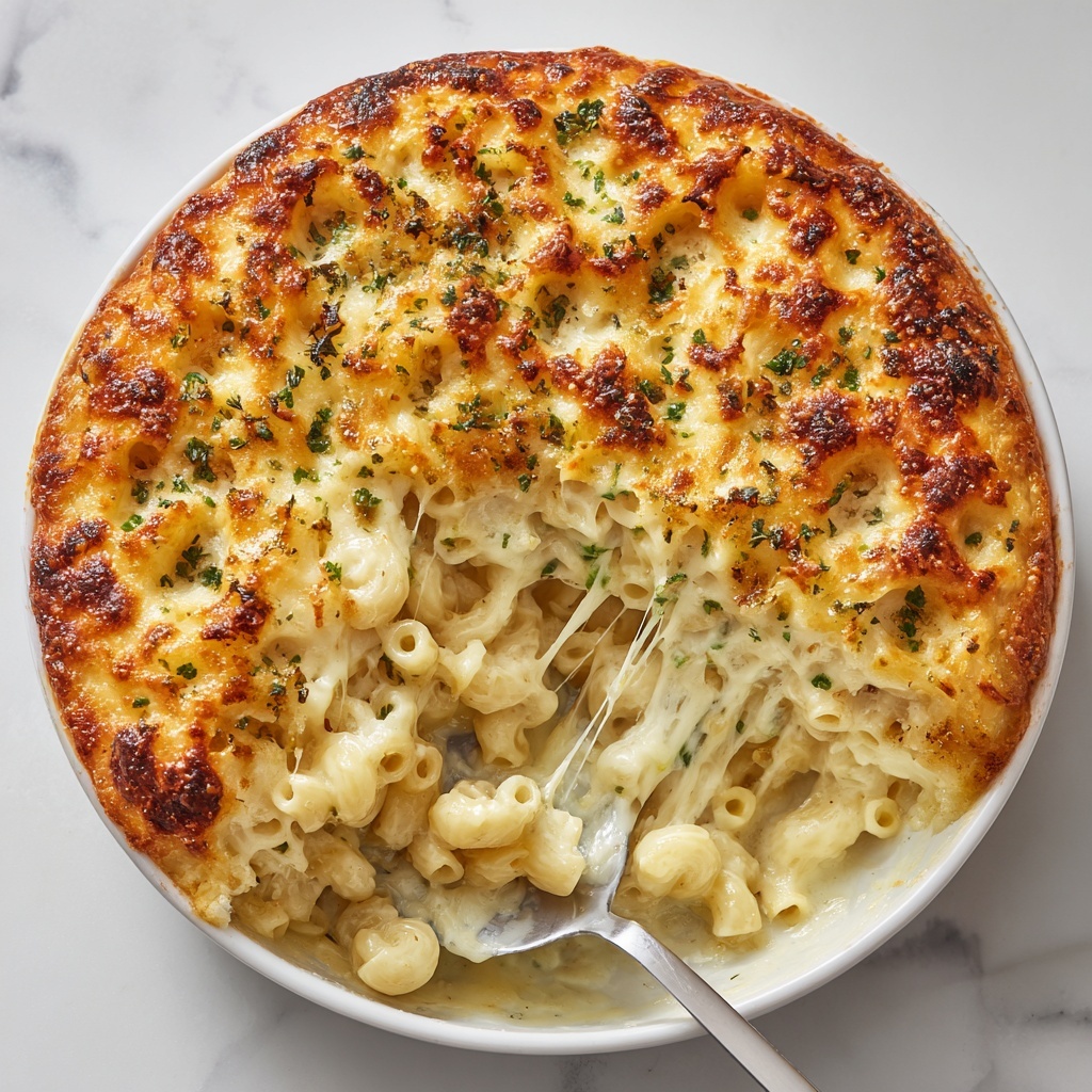 Four Cheese Baked Macaroni Recipe - Recipe Image