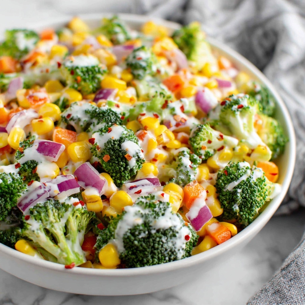 Flavorful Broccoli Salad Supreme Recipe - Recipe Image