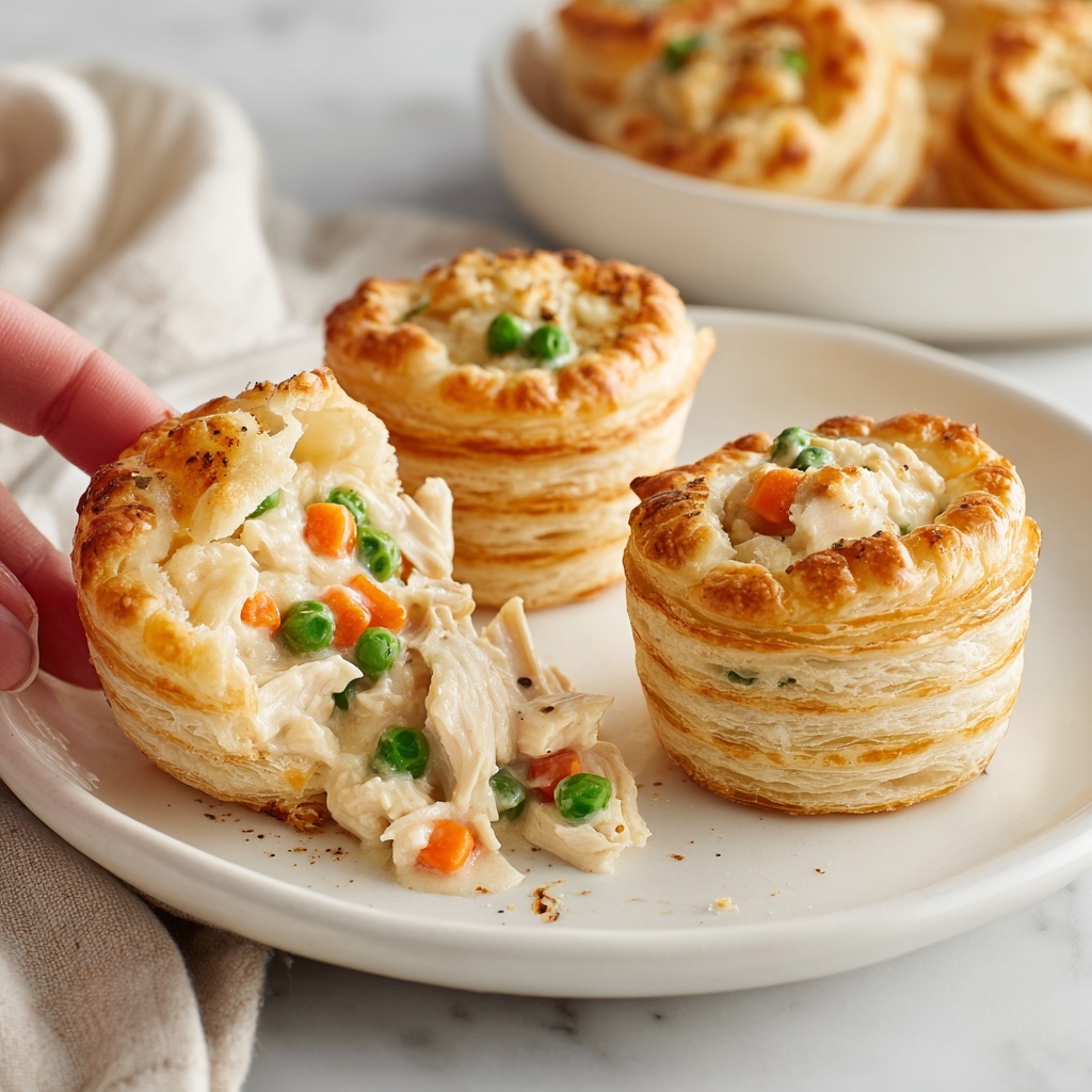 Mini Chicken Pot Pie with Grands Biscuits Recipe - Recipe Image