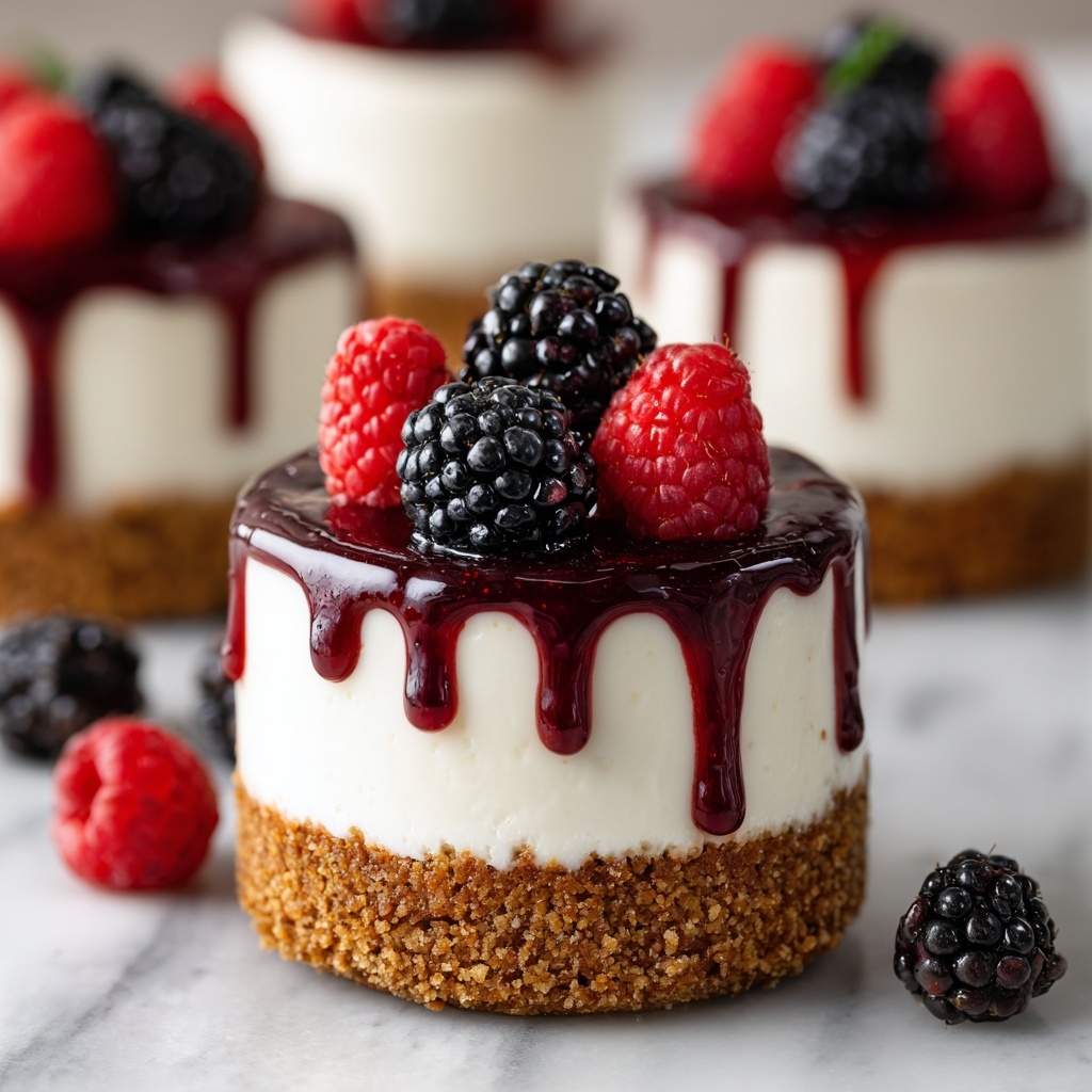 No-Bake Mini Cheesecakes Recipe - Recipe Image