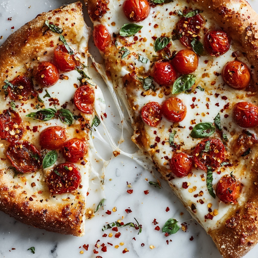 Calabrian Chili Roasted Red Pepper Pizza Recipe - Recipe Image