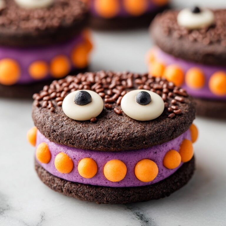 Chocolate Monster Halloween Cookies Recipe