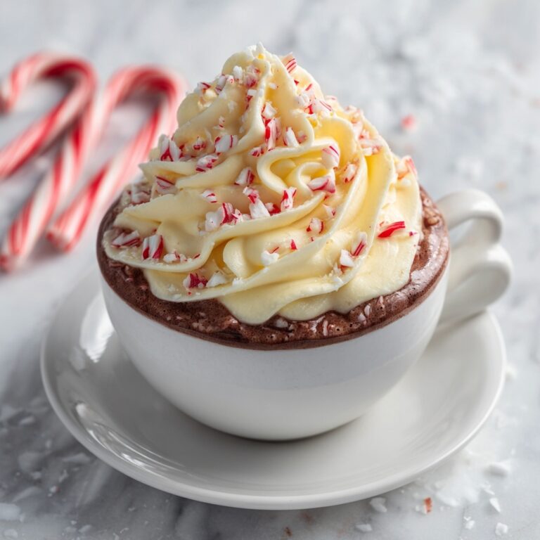 Rich Peppermint Hot Chocolate Recipe