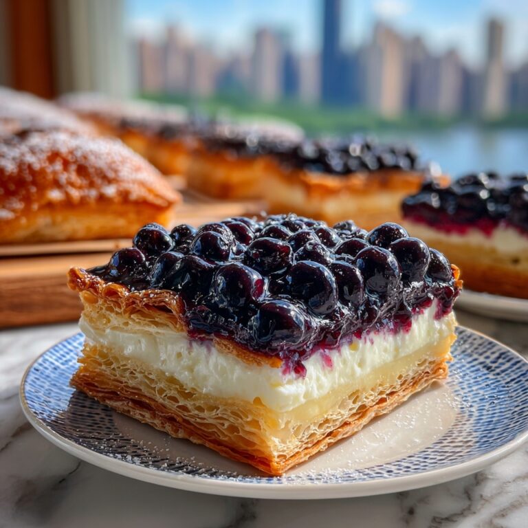 Decadent Blueberry Cream Cheese Danish Recipe