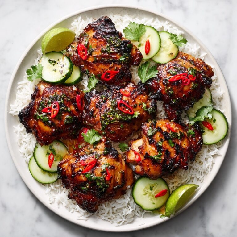 Thai Grilled Chicken (Gai Yang) with Coconut Rice and Thai Dipping Sauces Recipe