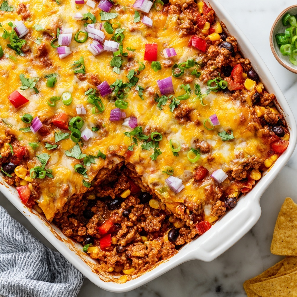 Cheesy Turkey Rice Taco Skillet Recipe - Recipe Image
