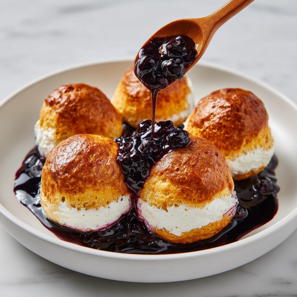 Blueberry Butter Swim Biscuits Recipe - Recipe Image