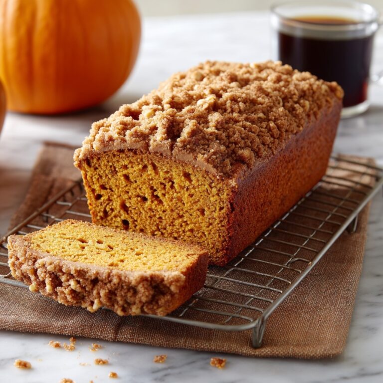 Pecan Streusel Pumpkin Bread Recipe