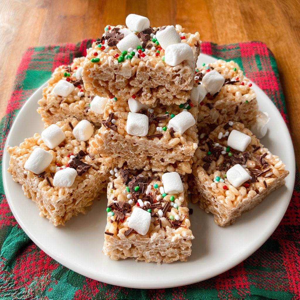 Hot Chocolate Rice Krispie Treats Recipe - Recipe Image