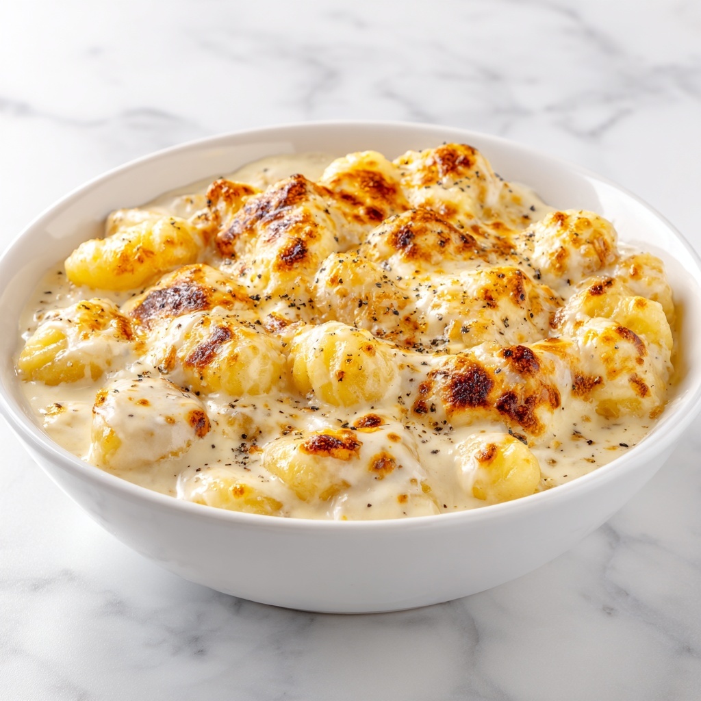 Tasty Baked Gnocchi Mac and Cheese Recipe - Recipe Image