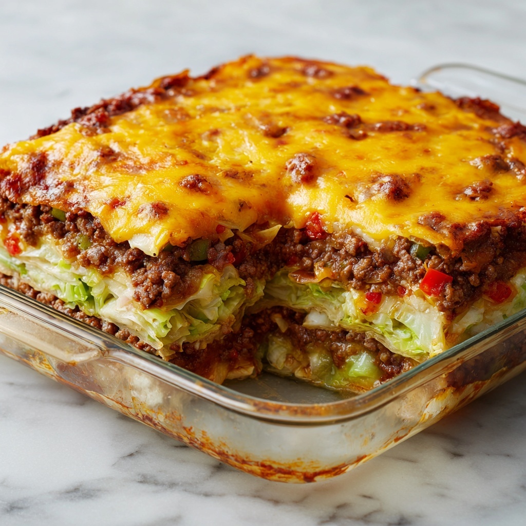 Southern Style Cabbage Beef Bake Recipe - Recipe Image