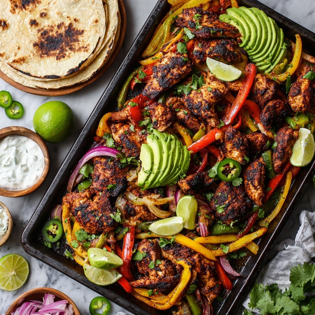 Sheet Pan Chicken Fajitas Recipe - Recipe Image