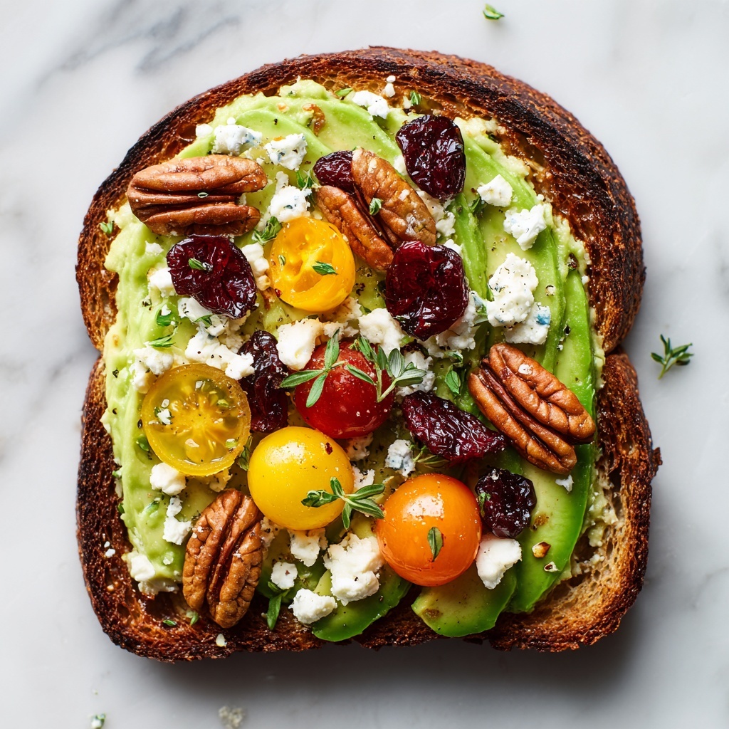 Avocado Toast with Feta Cheese Recipe - Recipe Image