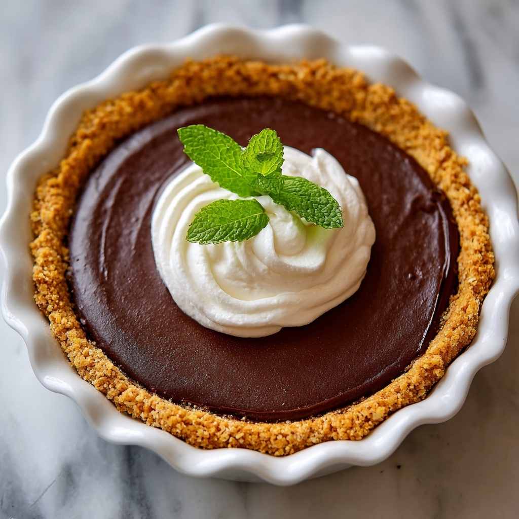 Old-Fashioned Chocolate Cream Pie Recipe - Recipe Image