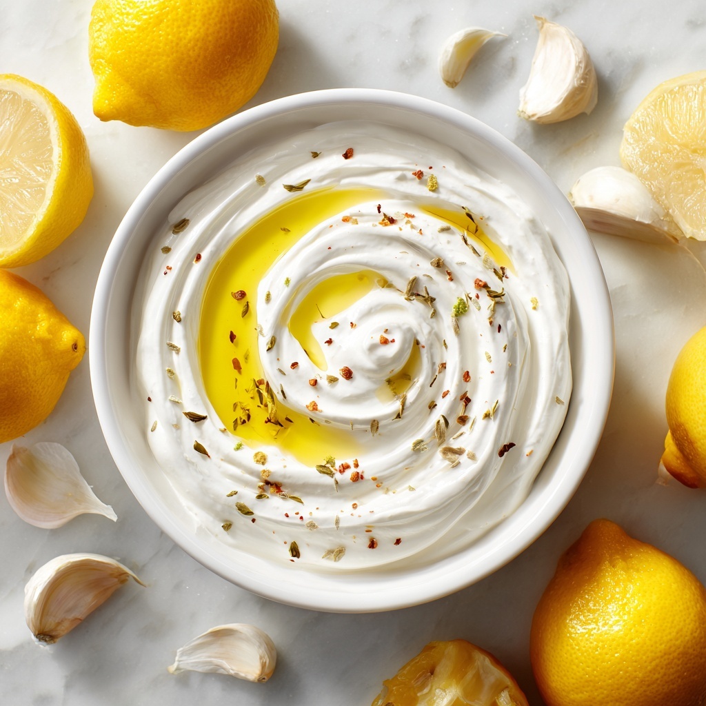 Lebanese Garlic Sauce (Toum) Recipe - Recipe Image