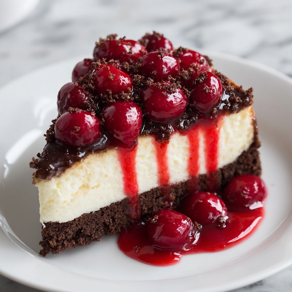 Classic Cherry Delight Cheesecake Recipe - Recipe Image