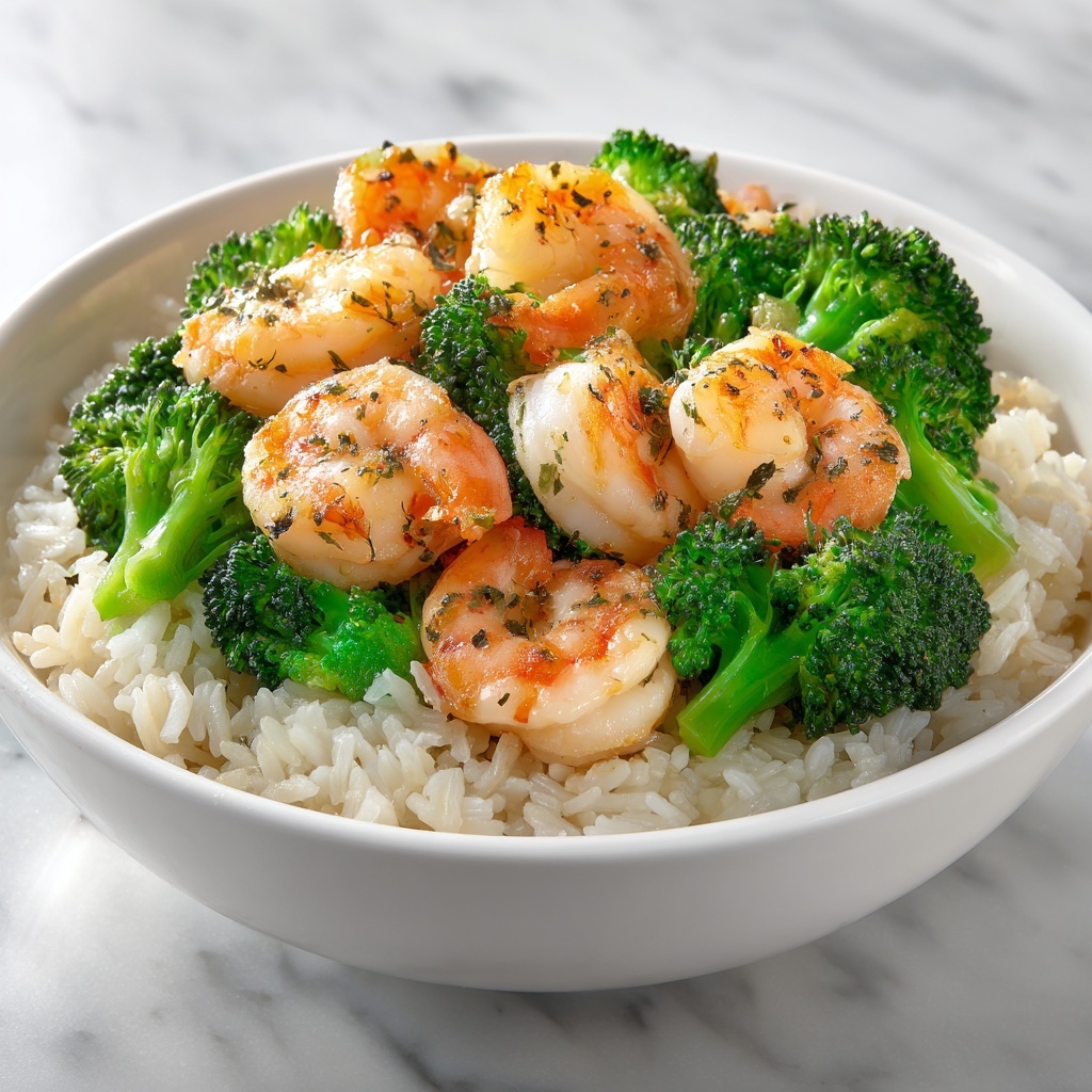 One-Pot Garlicky Shrimp and Broccoli Recipe - Recipe Image