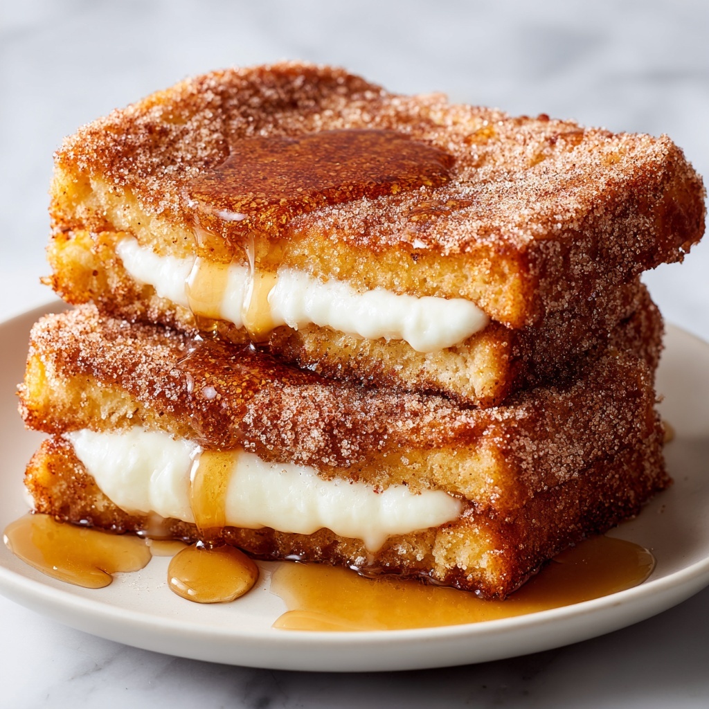 Churro Stuffed French Toast with Cinnamon Sugar Recipe - Recipe Image