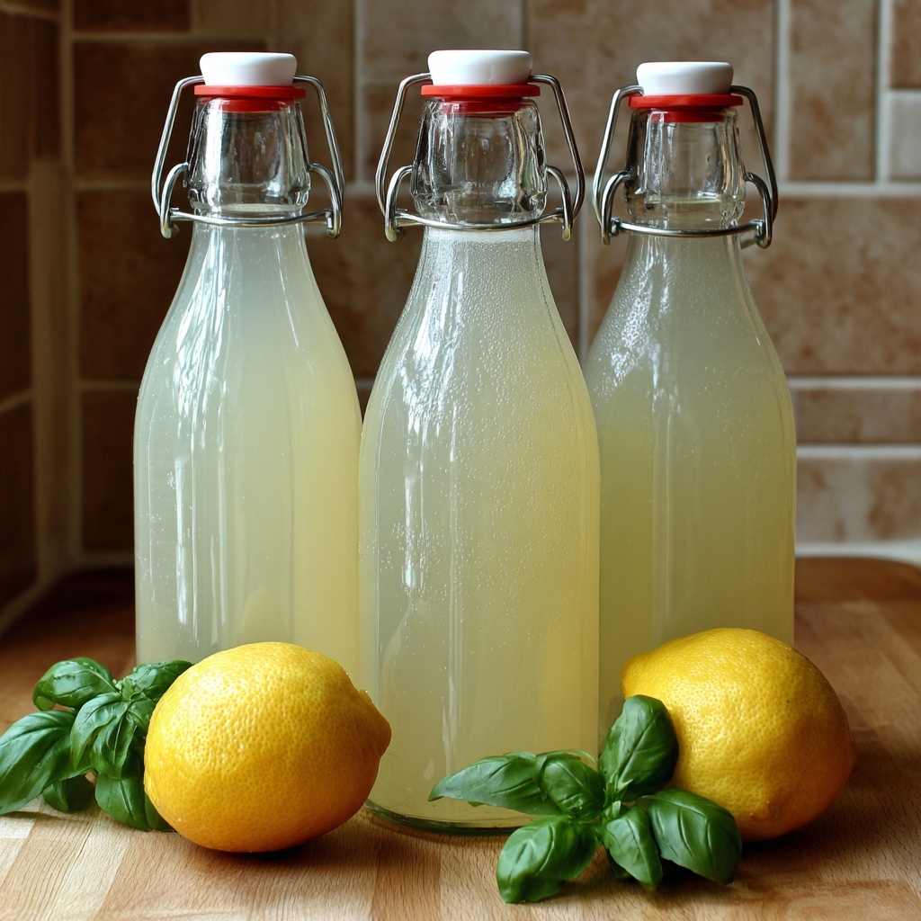 Basil Lemonade Drink: Refreshing Summer Recipe - Recipe Image
