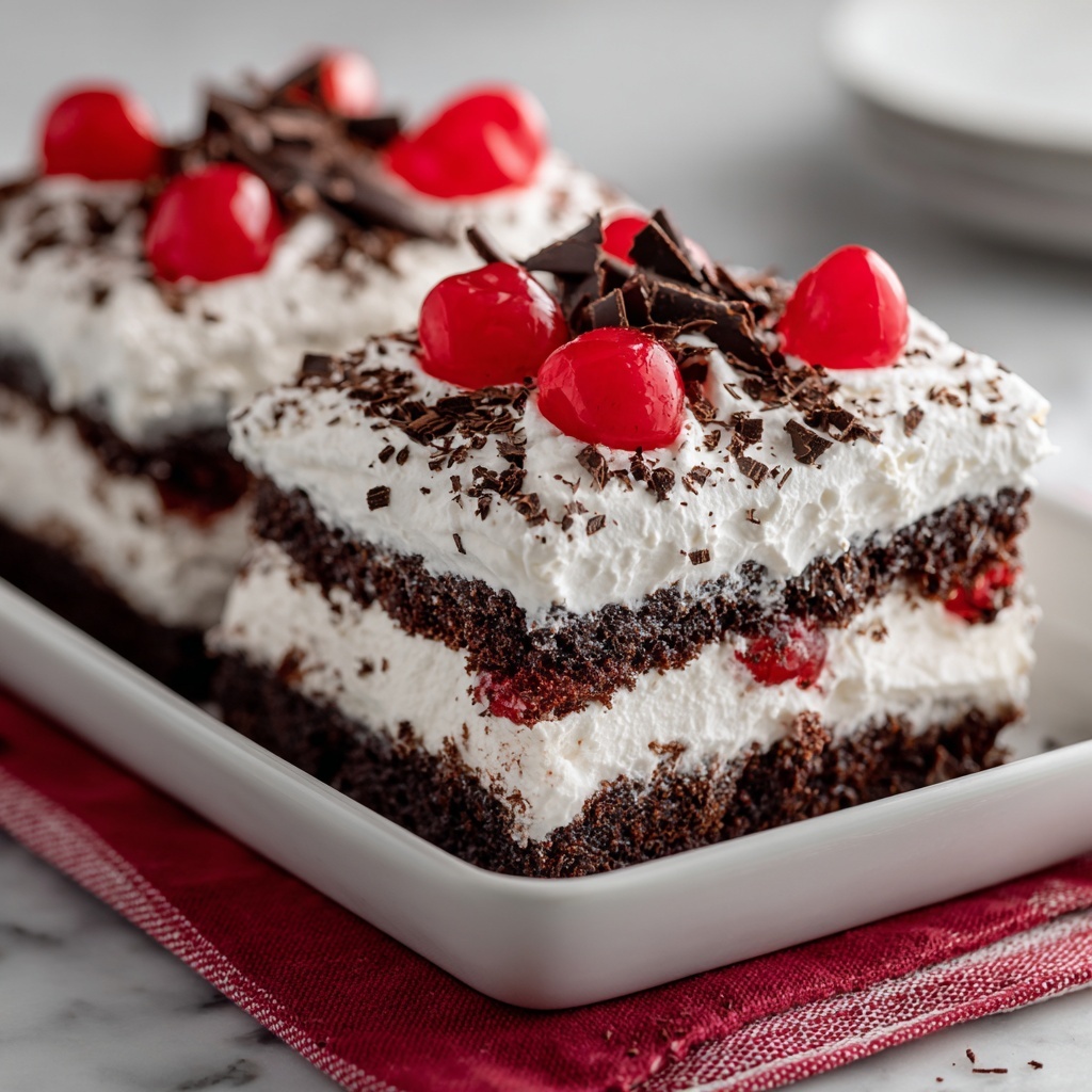 Black Forest Poke Cake Recipe - Recipe Image