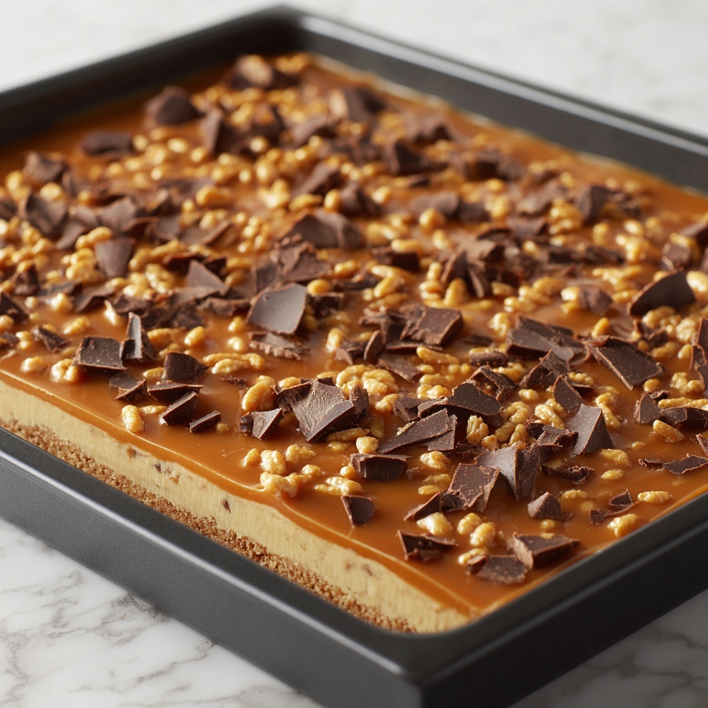 Butterfinger Caramel Crunch Bars Recipe - Recipe Image