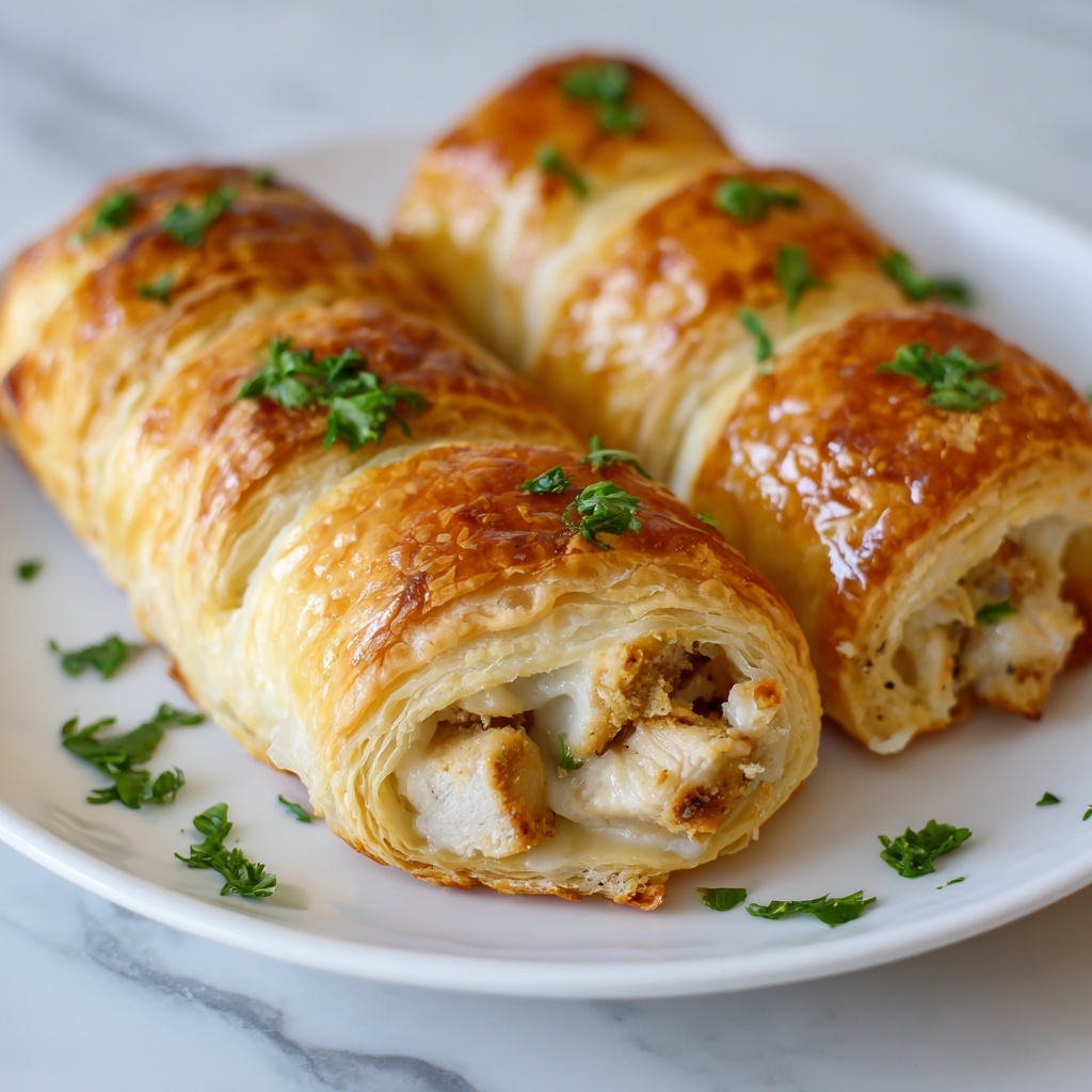 Baked Chicken Stuffed Crescent Rolls Recipe - Recipe Image