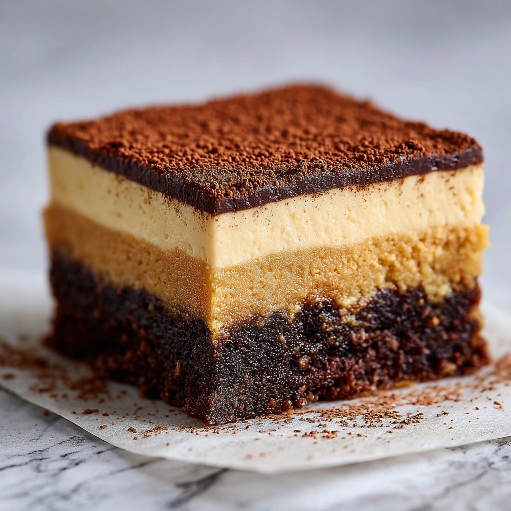 Tiramisu Brownies Recipe - Recipe Image