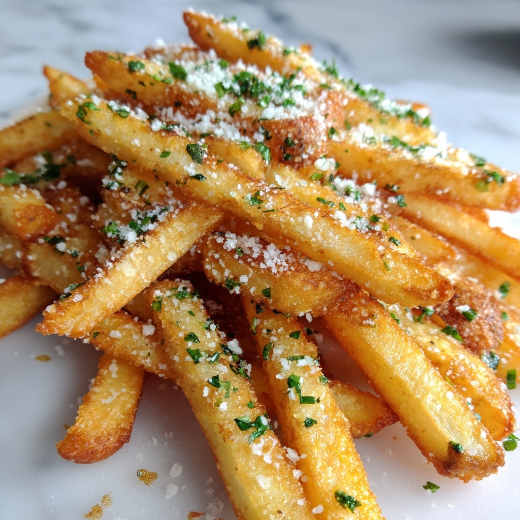 Air Fryer Garlic Parmesan Fries Recipe - Recipe Image