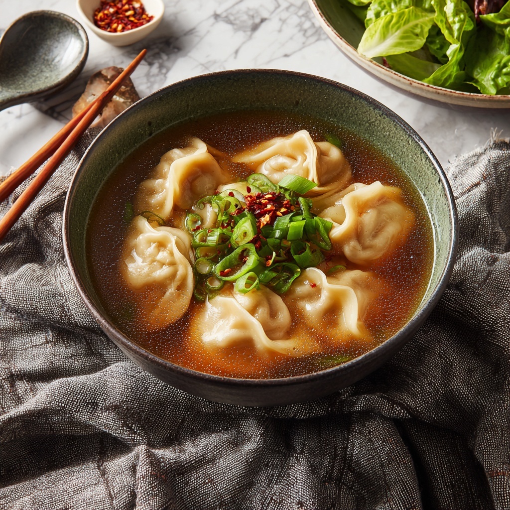 Super Easy Dumpling Soup for Cozy Weeknight Comfort Recipe - Recipe Image