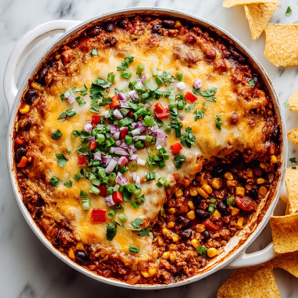 Cheesy Turkey Rice Taco Skillet Recipe - Recipe Image