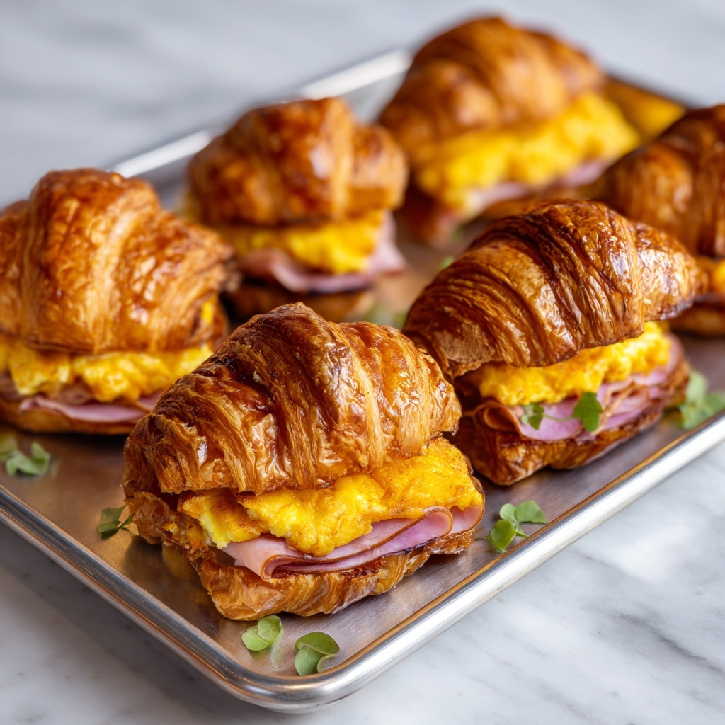 Freezer Croissant Breakfast Sandwiches for Busy Mornings Recipe - Recipe Image