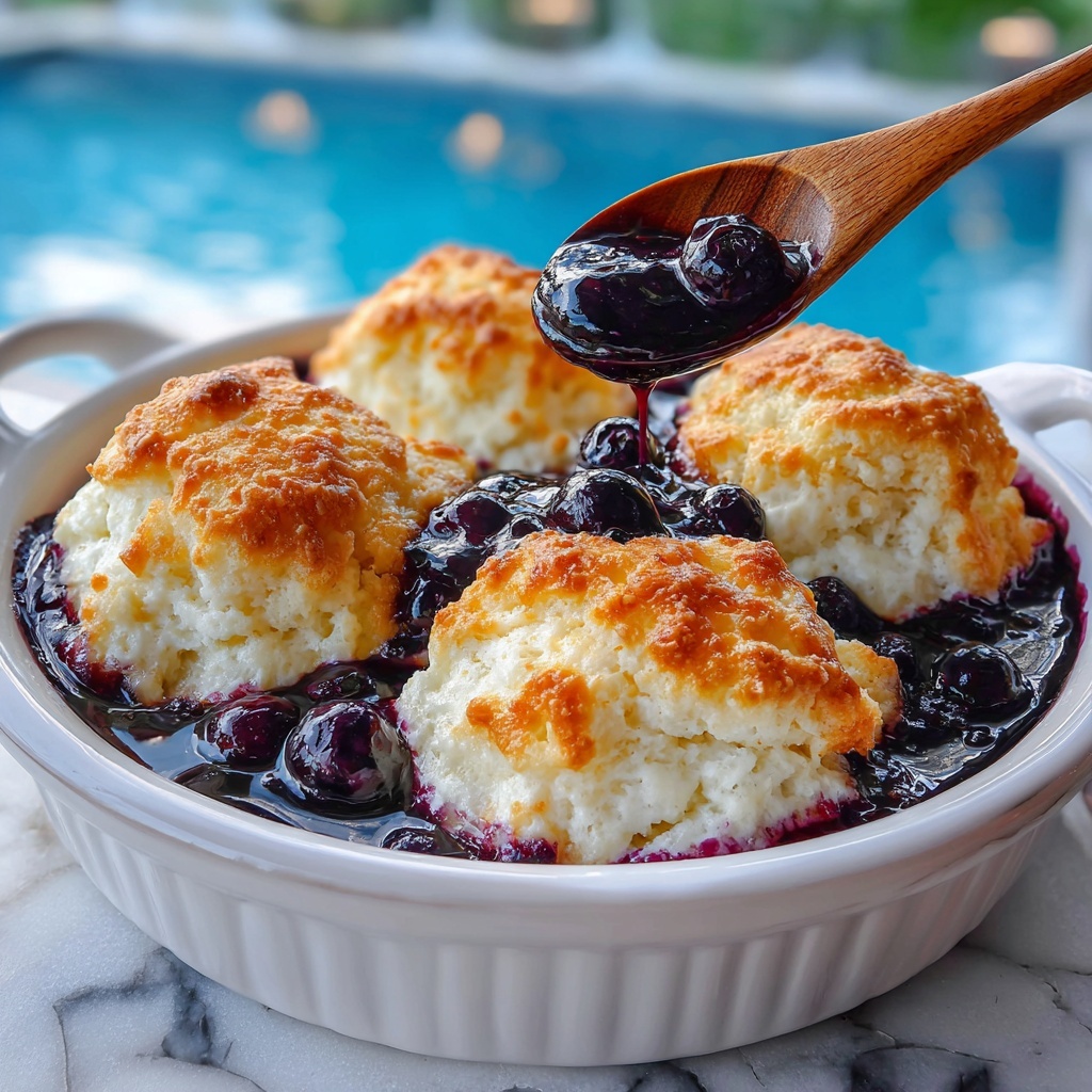 Blueberry Butter Swim Biscuits Recipe - Recipe Image
